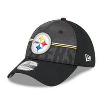 Men's New Era Black Pittsburgh Steelers 2023 NFL Training Camp 39THIRTY Flex Hat