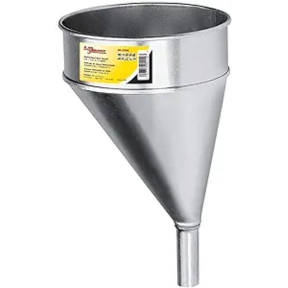 Lumax Offset Galvanized Funnel, 6-Qt. Capacity, Model# LX-1706