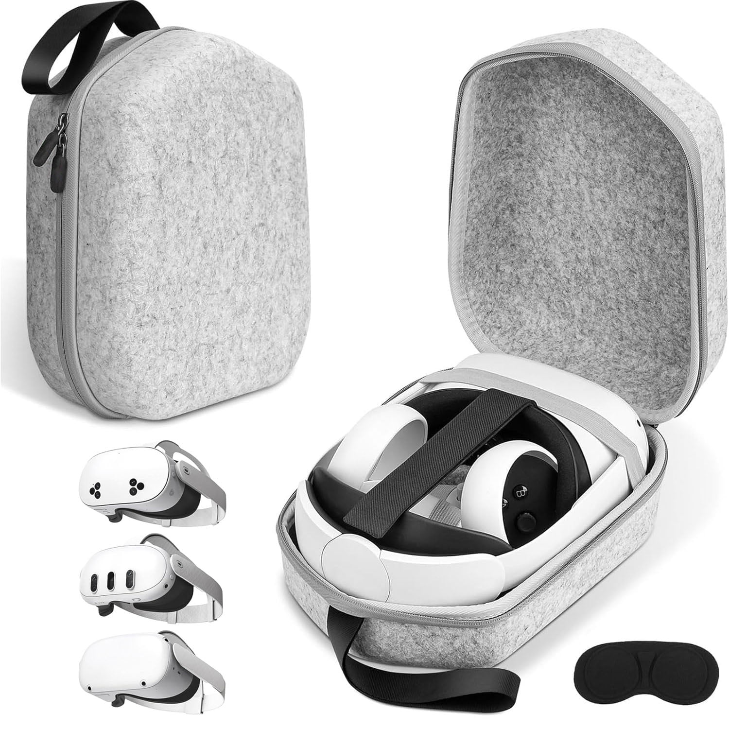 Prociv Hard Carrying Case for Meta Oculus Quest 2/3 + more