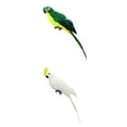 thumbnail image 1 of 2 figuras artificiales de loro para decorar paredes, árboles y paisajes. Estilo C, 1 of 2