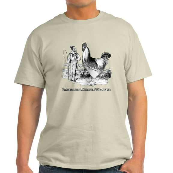 CafePress - Chicken Wrangler T Shirt - Men's Classic Graphic T-Shirt