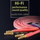 thumbnail image 4 of HiFi Gold Plated Speaker Cable High-End 4N Speaker System Oxygen-Free Pure Copper with Banana Plug, 4 of 5