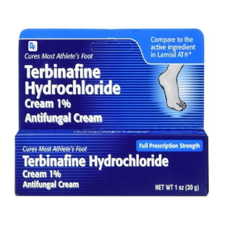 Taro Terbinafine Hydrochloride Antifungal Athlete's Foot Cream 1%, 1 oz
