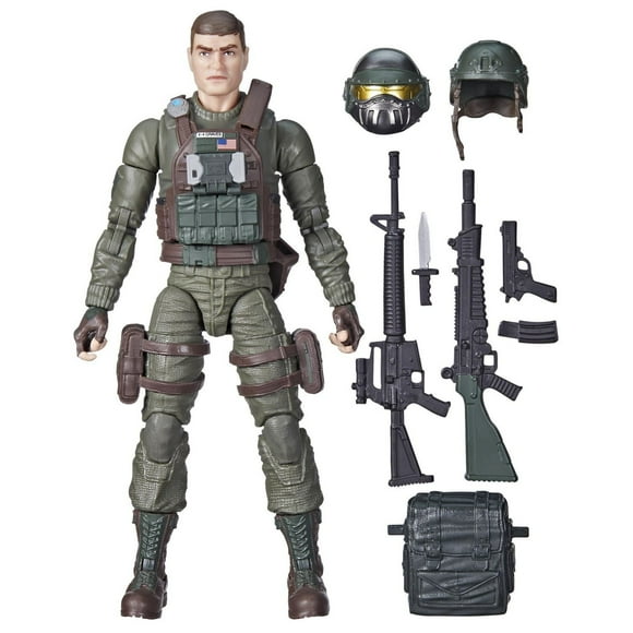 G.I. Joe Classified Series, figurine de collection Robert « Grunt » Graves 87 de 15 cm avec 8 accessoires, pour filles et garçons