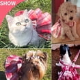 thumbnail image 6 of Adjustable Polyester Pet Dog Dress Harness, Summer Casual Puppy Outfit, 6 of 7