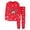 Red, variant on Toddler Boys Outfits Christmas Holiday Print Long Sleeve Top and Pants Loungewear Nightwear Outfit Sets Size 2-3T ,Red