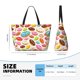 thumbnail image 4 of Fotbe Color Donut Bolsa de Viaje para Playa - Resistente al Agua, Bolsa Tote de Gran Capacidad y Ligera con 7 Bolsillos para Mujeres y Hombres, 4 of 7