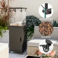 thumbnail image 5 of Pamapic 41,000 BTU Black Standing Propane Patio Heater with Lockable Wheels & Cover, Ideal for Patio, Backyard, Balcony, 5 of 8