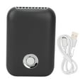 thumbnail image 1 of Secador de pestañas ventilador mini portátil USB recargable 3 velocidades bajo ruido secador de pestañas con soporte plegable en T negro, 1 of 8