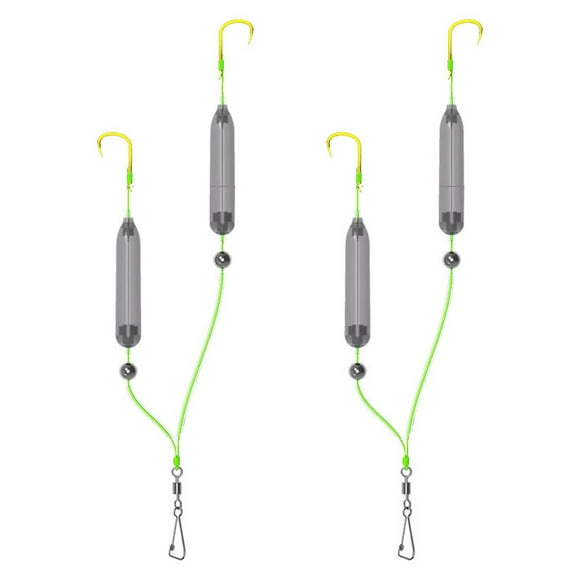 Hearth & Gear Double Hook Reverse Bottom Rig Line Double Hook Bottom Fishing Rig Improve Floating Avoids Water And Silt For Big Game Xfinity Baitcaster Combo Baitcaster Combo Right Handed compatible