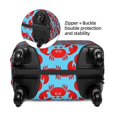 thumbnail image 2 of Naloa Cartoon Crabs Elastic Suitcase Protector, Travel Suitcase Protector Cover Fits 18-32in Suitcase(No luggage included)-Small, 2 of 7