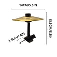 thumbnail image 4 of Car Crash Cymbal - DELESYS Fun Air Vent Clips Drum Cymbal, Easy Clip-On Mini Cymbal for Music Lovers, Compact Durable Car Accessory for All Types Of Vehicles, Easy Installation and Rugged, 4 of 6