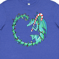 thumbnail image 4 of Inktastic Christmas Dragon with Candy Cane Youth T-Shirt, 4 of 5