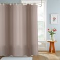thumbnail image 4 of Brown Ombre Shower Curtains for Bathroom, Farmhouse Brown Gradient Modern Art Waterproof Fabric Shower Curtain, Decorative Bathroom Curtain for Bathtub, 72"x72" , No Hooks Included, 4 of 9