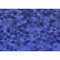 thumbnail image 1 of Ahgly Company Indoor Rectangle Patterned Blue Ribbon Blue Area Rugs, 8' x 12', 1 of 1