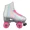 Pink Wheels, variant on Atom Quad Outdoor Roller Skates - Evo Nylon Women's Outdoor Package (Hologram)
