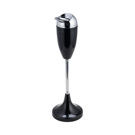 Floor Stand Up Ashtray Self-Cleaning Waterproof Adjustable Standing Ashtray for Cigarette Butts