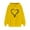 Yellow, variant on QUINDOS Womens Hoodie Womens Sweatshirts Casual Long Sleeve Graphic Crew Neck Pullover Tops