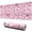 Pioneer Flower Floral, variant on Long Mouse Pads for Desk,Pioneer Flower Floral Print Pattern Desk Mats on Top Of Desks, Desk Mouse Pad Extra Large with 3mm Non-Slip Base and Stitched Edge for Gaming,Office,Work,Home 31.5"x11.8"