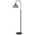thumbnail image 1 of Cal Lighting BO-3074FL 60W Lewiston Metal Downbridge Adjustable Floor Lamp with Mesh Shade, Black, 1 of 1