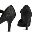pennysue-women-s-black-glitter-strappy-short-heels-with-pointed-toes