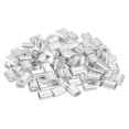 thumbnail image 1 of Unique Bargains 100 Pack Aluminum Crimping Loop Sleeve for 1/8' Diameter Wire Rope, Oval Aluminum Wire Rope Sleeve, 1 of 6
