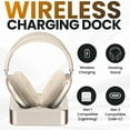 thumbnail image 2 of Ultra Supply Co - Wireless Charging Dock for AirPods Max – Compatible with Lightning & USB-C, 2 of 8