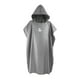 thumbnail image 2 of Túnica de poliéster para cambiador de poncho de surf, bolsillo frontal suave de secado rápido con toalla de cambio de capa para nadar, playa, deportes Gris medio Soledad Surf Poncho Cambiando Robe, 2 of 10
