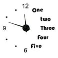 thumbnail image 3 of Reloj De Pared De Bricolaje, Pegatinas De Reloj De Pared, Elegante Y Hermoso, Fácil De Usar Para El Dormitorio De La Sala De Estar ANGGREK Disfraces, 3 of 8