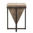 thumbnail image 3 of Uttermost Bertrand Iron and Wood Accent End Table in Gray Wash and Aged Black, 3 of 7