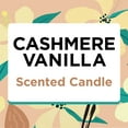 Great Value Scented Candle, 3 Wick, Cashmere Vanilla, 14 oz