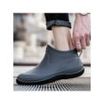 thumbnail image 1 of Crocowalk Women's Fashion Lightweight Safty Rain Boots Waterproof Flat Bootie Kitchen Low Top Work Shoes, 1 of 7
