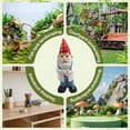 thumbnail image 5 of ICERUN 2Pcs Garden Gnomes,Resin Gnome Elf Garden Statues,Lawn Corner Dwarf Gnomes Decorations for Yard,Style6, 5 of 7