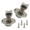 thumbnail image 1 of Marine Drain Plug Stainless Steel Boat Drain Plug Kit Transom Boat Plug for 1 Inch Hole, Thread for 3/4 Inch,2x Marine Drain Plug,Silver, 1 of 5