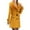 Yellow, variant on LYXSSBYX Winter Coats for Women Plus Clearance Womens Winter Lapel Wool Coat Trench Jacket Long Sleeve Overcoat Outwear