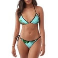 thumbnail image 1 of Disketp Tropical Pineapple para Bañador de Dos Piezas para Mujer, Bikini Sexy Halter String, Conjunto de Bikini en Triángulo, 1 of 6