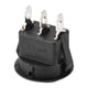 thumbnail image 4 of Interruptor de palanca ovalado único para barco, interruptor negro para barco, coche, marino, 3 pines ON/OFF/ON AC 250V/6A 125V/10A, 4 of 4