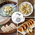thumbnail image 1 of Juego de moldes para bolas de masa hervida, herramienta de prensa de masa para hacer masa de bolas de masa hervida para cocina, raviolis de pastel de masa de pellizco Manual (1 juego, plateado) ShuxiuWang 8390605842733, 1 of 1