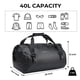 thumbnail image 3 of AFISHTOUR Bolsa de Lona Impermeable para Motocicleta, Bolsa de Secado Rápido para Motocicleta de 40L con Correas de Fijación Rápida para Kayak, Acampar, Viajes y Playa (Negro), 3 of 7