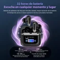 thumbnail image 4 of Auriculares Bluetooth V8 Con Cancelación De Ruido Activa Y Pantalla Táctil Lcd Inteligente Negro HYsmart, 4 of 8