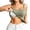 Green, variant on TGSLY Ribbed Tank Tops for Women Stretchy Soft Square Neck Built-in Shelf Bra Sleeveless Shirts Dressy Casual Solid Color Camisole M