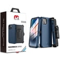thumbnail image 2 of Funda MYBAT Maverick Clip para iPhone 14 Azul con Mica, 2 of 8