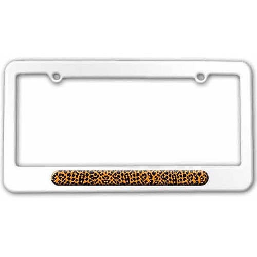 PAMPERED PRINCESS BLACK Metal License Plate Frame