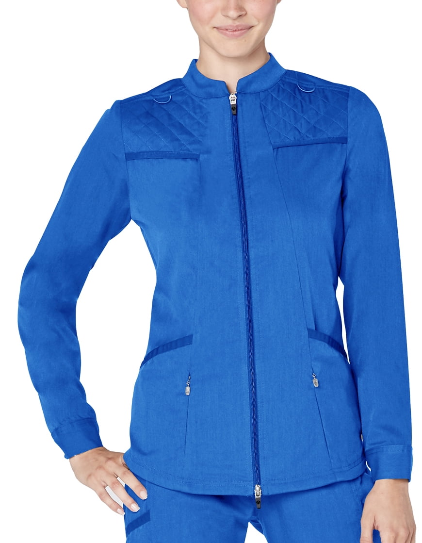 Adar Adar Responsive Scrubs For Women Warm Up Scrub Jacket