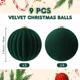 thumbnail image 2 of Navidad C9 Bolas De Navidad De Terciopelo De 4/6 Pulgadas,, 2 of 6