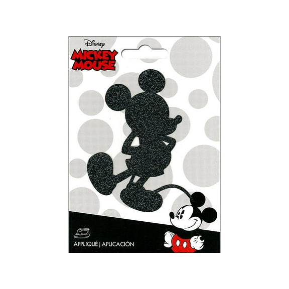 Simplicity Applique Disney Iron On Sm ShmMickeyBlk