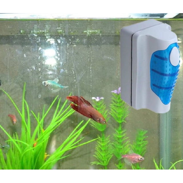 Xihbxyly Ofertas En Dolares Limpiador de Vidrio con Cepillo Magnético Flotante para Acuario
