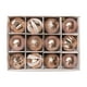 thumbnail image 2 of Bolas De Navidad De Plástico Set de 12 bolas navideñas de plástico para decorar el árbol de Navidad y fiestas, 24 x 18 x 12 cm, oro rosa Rkxzt, 2 of 8