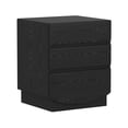 thumbnail image 6 of Ardea Contemporary 20" Nightstand in Black (3-Drawer), 6 of 10