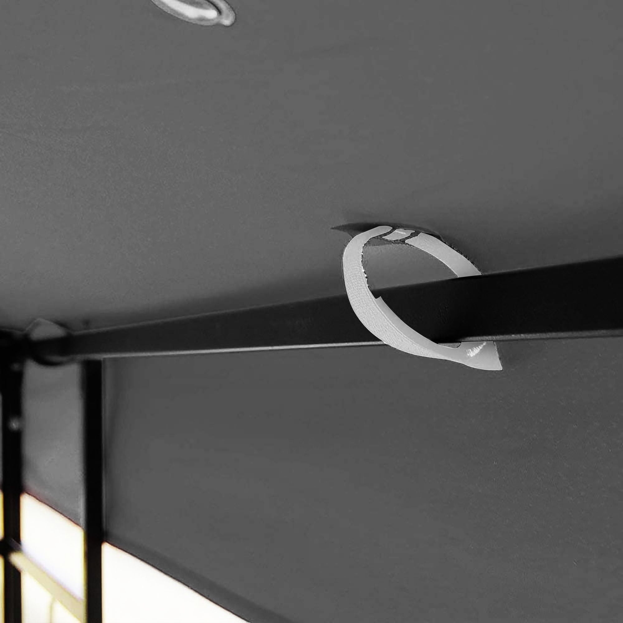 10x10 Ft Outdoor Patio Gazebo Replacement Canopy,Double Tiered Gazebo Tent Roof Top Cover Only (Frame Not Include)
